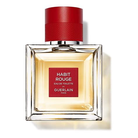 Habit Rouge Eau de Toilette Guerlain for men .